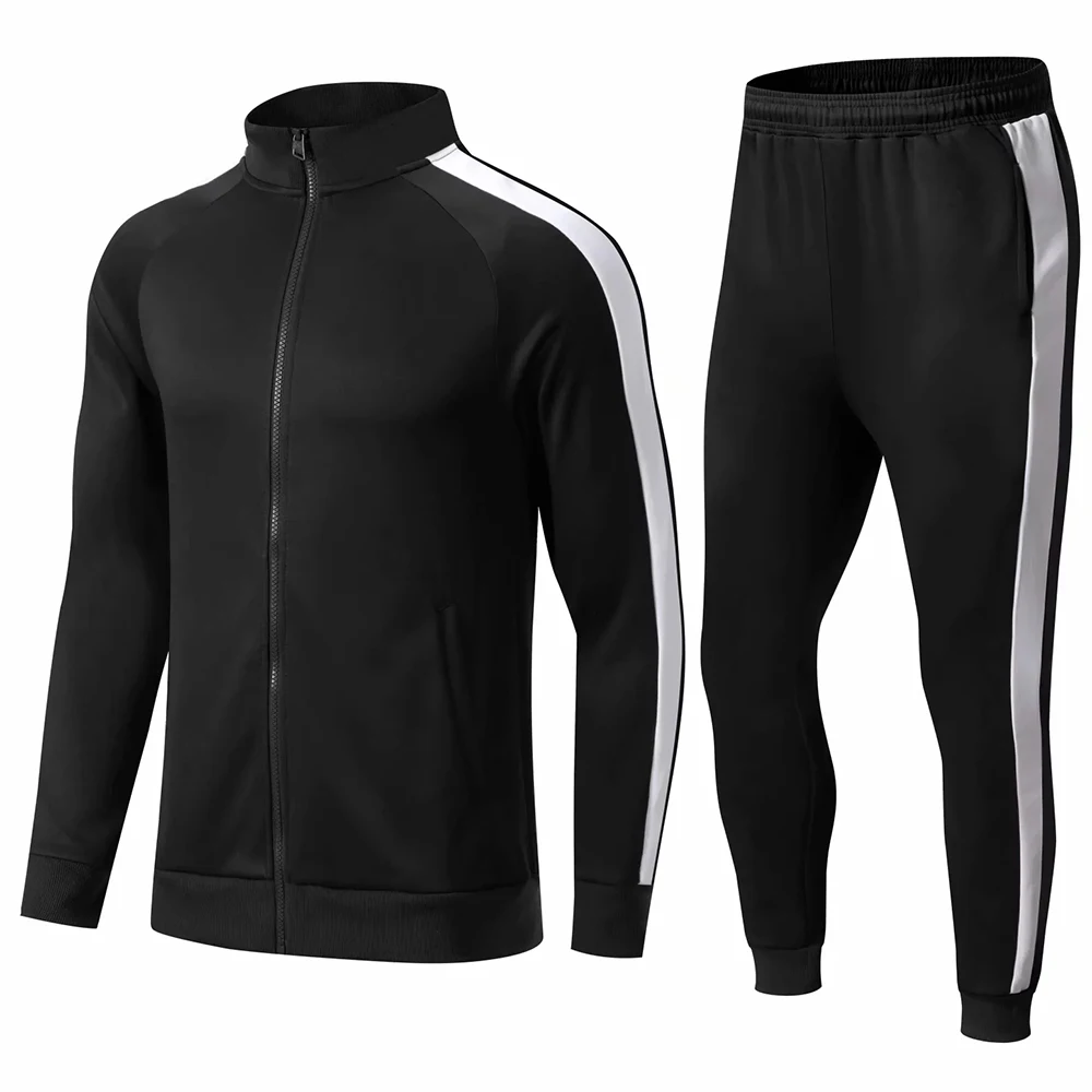 

Training Uniforms set Tracksuit Soccer kids Soccer Jerseys Sets zipper Futbol Running Jackets Adult Men Sports jersey set
