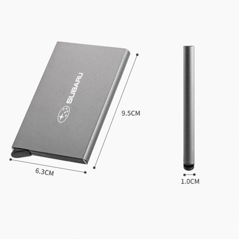 Автоматический Металлический смарт-кошелек с защитой от кражи