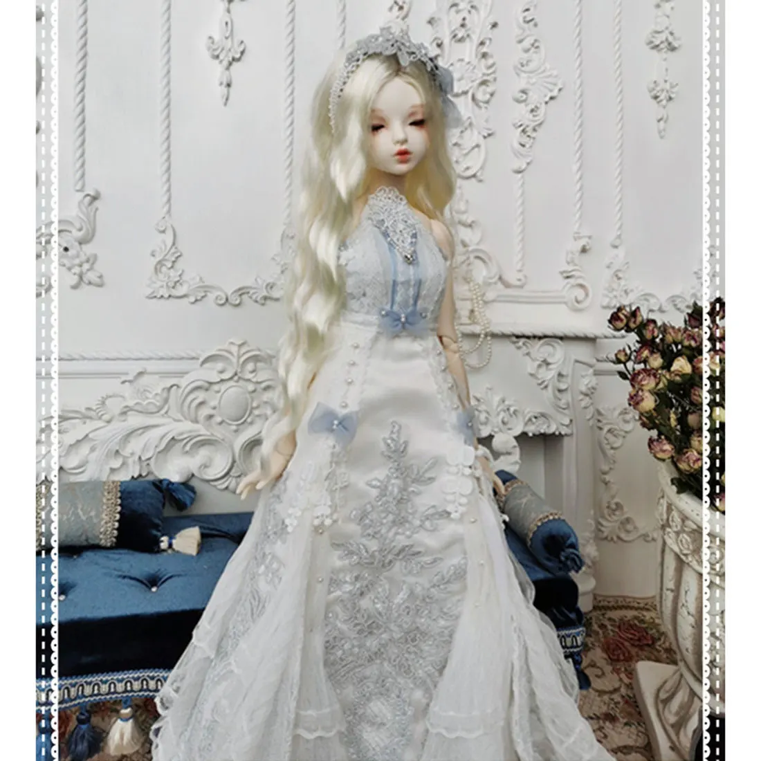 Ретро платье Блюз для шарнирных кукол 1/3 модель 1/4 обучающие игрушки девочек