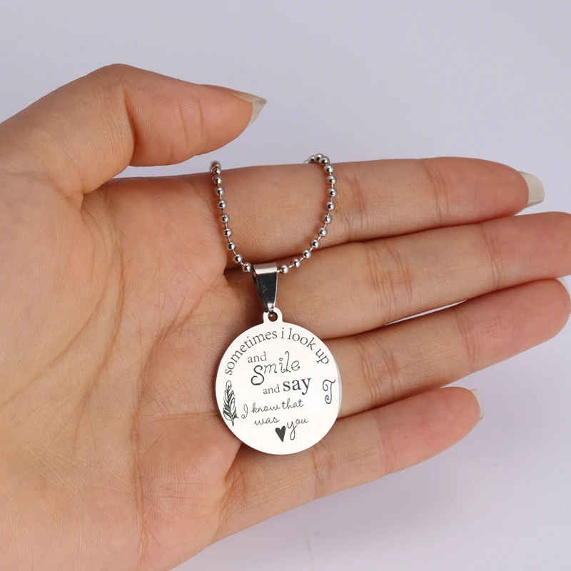 A Piece Of My Heart Lives In Heaven Bead Chain Charm Round Necklace Miscarriage Remembrance Baby Loss Jewelry Memorial Gift | Украшения и