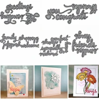 special word art thank you smiles metal cutting dies stencil for diy scrapbooking crafts paper cards decoration album 2019 new