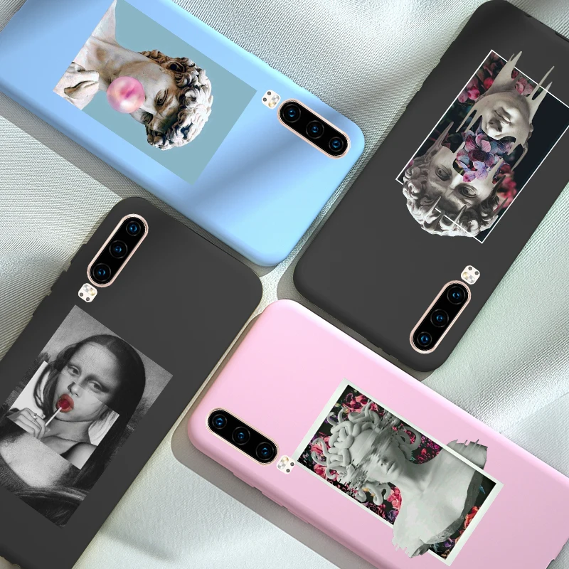 Чехол для Huawei P30 P40 Lite E Pro 5G Мягкий силиконовый чехол P Smart 2019 2020 Z 2018 P20 Pro|Бамперы| |