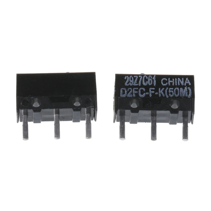 2 шт. оригинальная новая стильная мышь OMRON micro swtich D2FC-F-K (50 м) в синюю точку |
