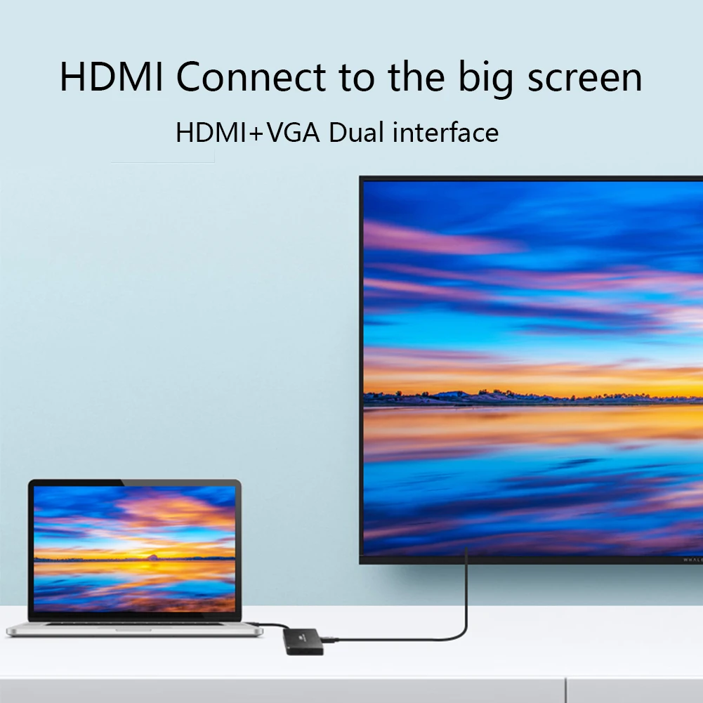 9 в 1 USB C концентратор тип-c для аудио VGA DP HDMI RJ45 Vision USB3.0 9 в 1 удлинитель концентратор конвертер док-станция для Macbook S8 Dex