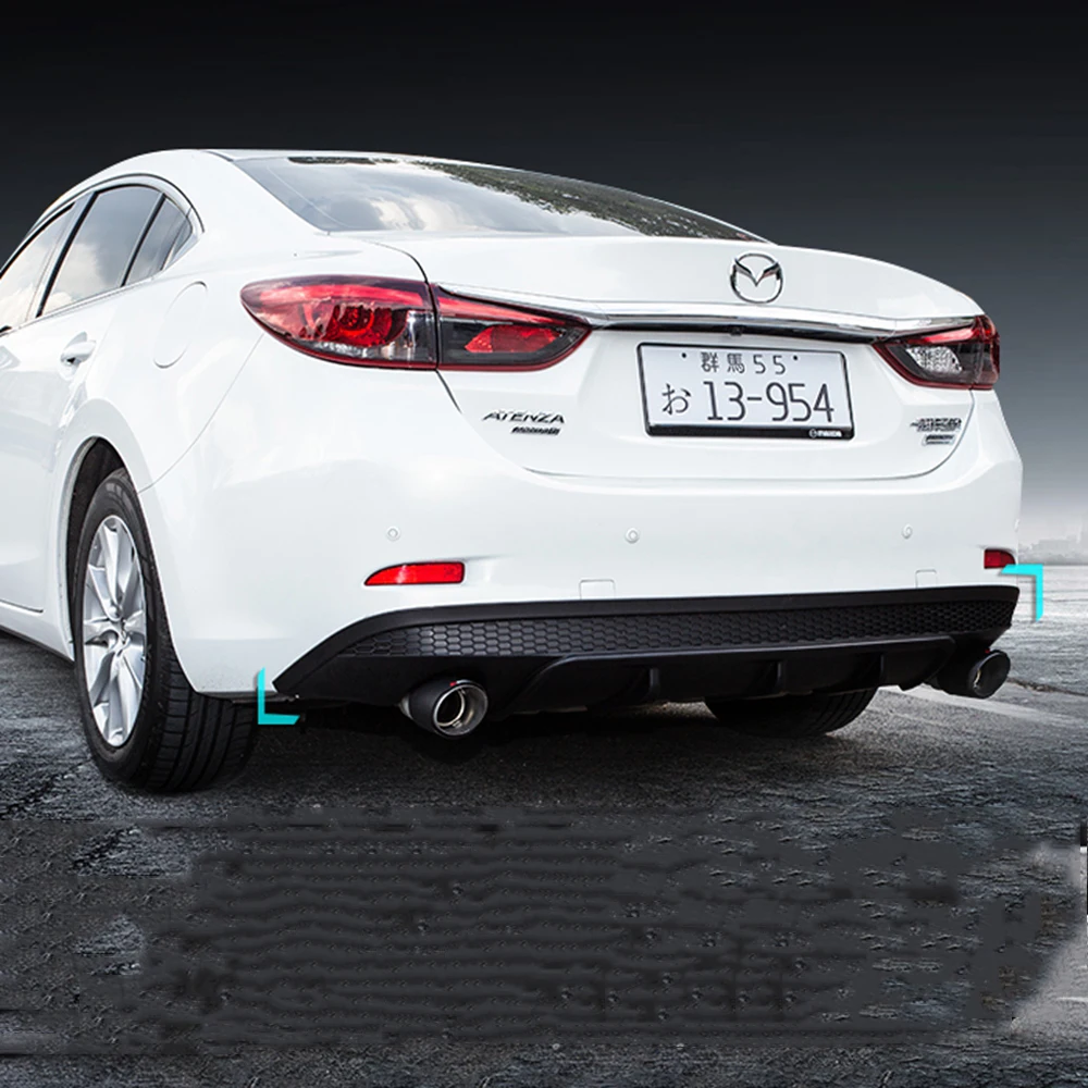 Черная защитная накладка на задний спойлер для Mazda 6 M6 Atenza 2014 2015 2016 2017 | Автомобили