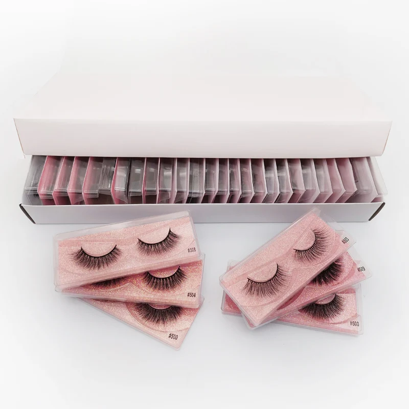 YSDO Lashes 20/30/40/50/100 PCS Mink Eyelashes Wholesale Natural False Extensions Makeup 3D In Bulk Cilios | Красота и здоровье