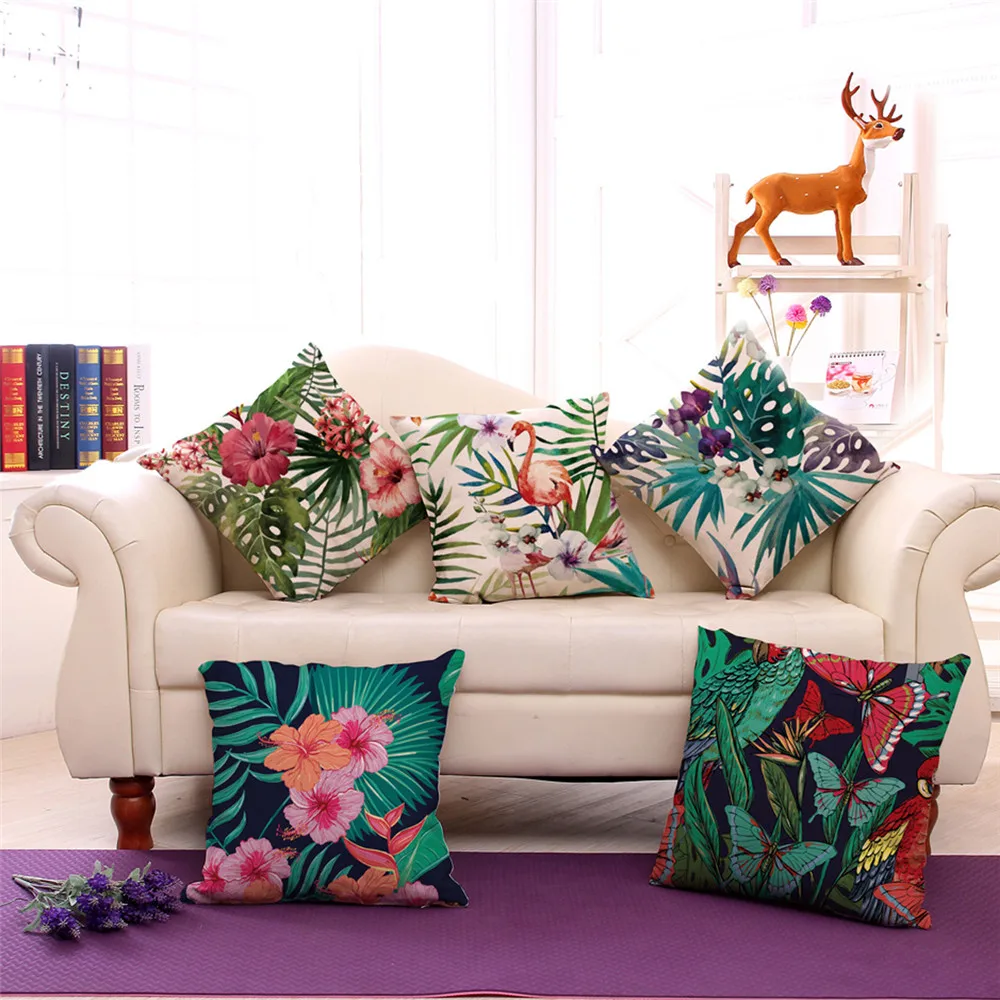 Декоративный Чехол для диванной подушки в нордическом стиле чехол с цветами и
