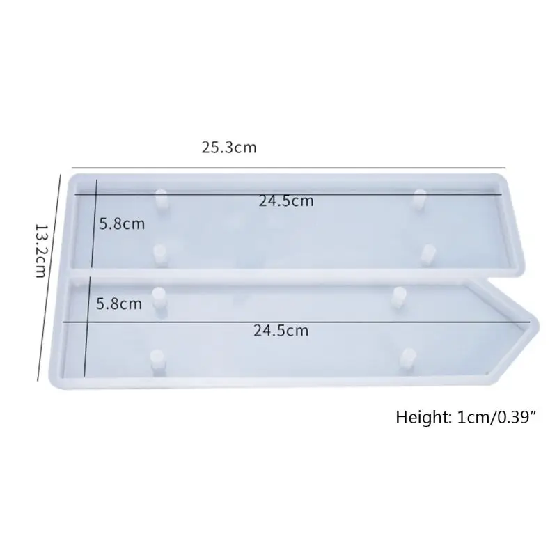 

DIY Resin Crystal Epoxy Door Number Plate Mold Indicator Signs Welcomes Hanging Tags Doorplate Casting Silicone Mould
