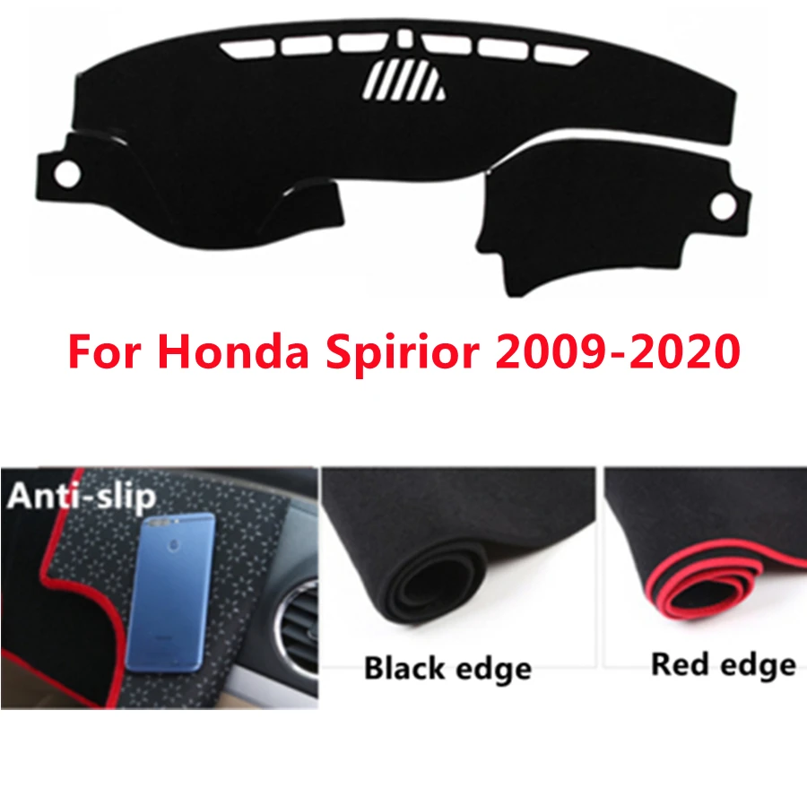 

Противоскользящий чехол на приборную панель автомобиля для Honda Spirior (2009-2020) 2010-11-12-13-14-2019, противоскользящий автомобильный коврик, защита от с...