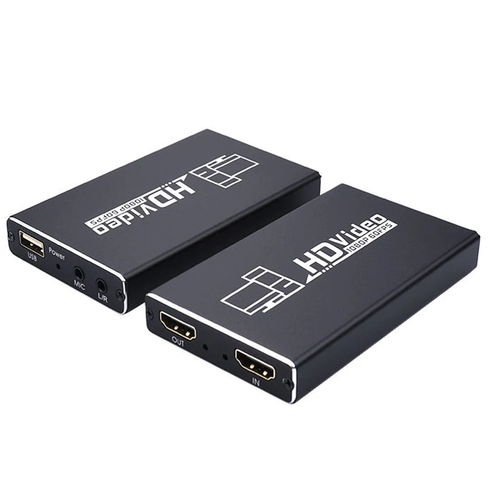 1080P 60 кадров в секунду HDMI записывающее устройство USB для видеосъемки игра Webcast
