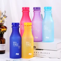 550ml bpa free water bottle with rope portable sports water bottle high quality gift drinking water bottle plastic bottle