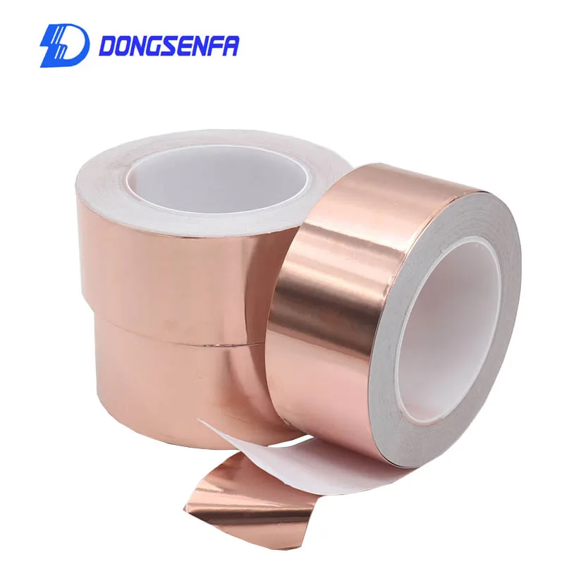 Односторонняя фольга 20 метров стандартная медная высокотемпературная