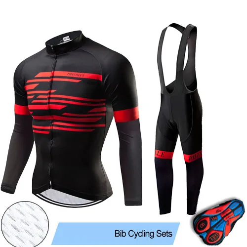 Bib Cycling Set Phtxolue Pro одежда для велоспорта велосипедные Джерси Униформа осень для мужчин Велоспорт Джерси Набор дорожный велосипед майки костюм для езды на горном велосипеде - Цвет: Bib Cycling Set