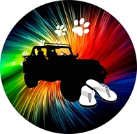tire cover central flip flop dog swirl spare tire cover select tire sizeback up camera option in menu custom
