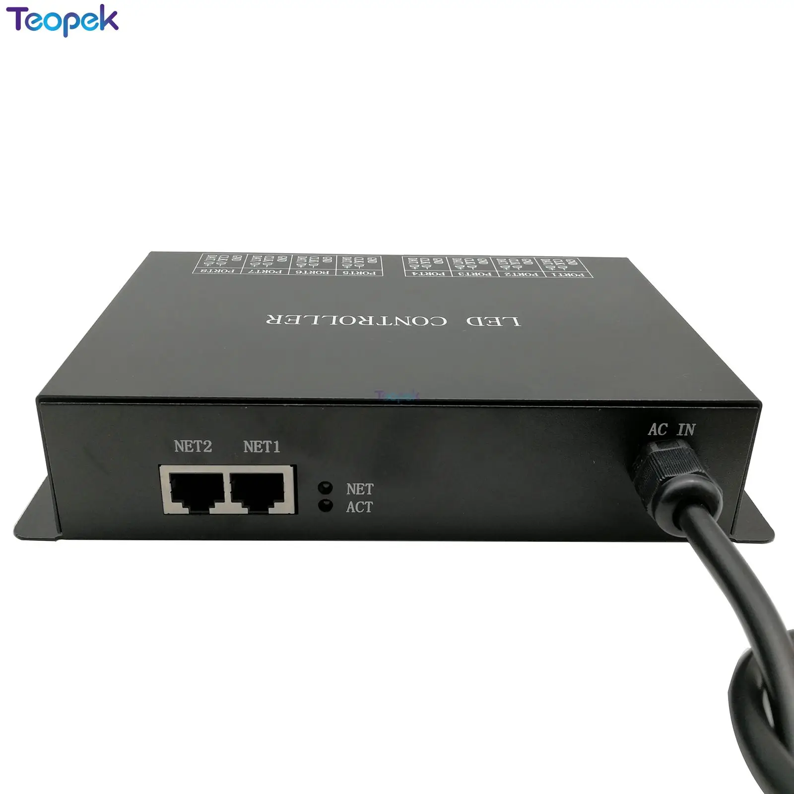 H801RC 8 портов Slave светодиодный контроллер 8192 пикселей работает с компьютерной сети