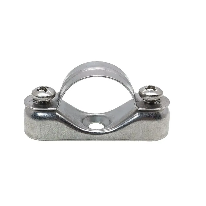 

Stainless steel off-wall riding card tube saddle card clip tool fixing Saddle Pipe Clamps Fittings