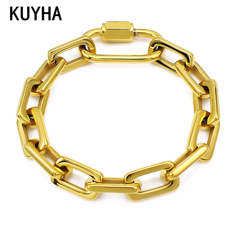 

Браслет и ожерелье геометрической формы из нержавеющей стали 316L, браслет-цепочка для женщин, браслет из нержавеющей стали, ювелирные издели...