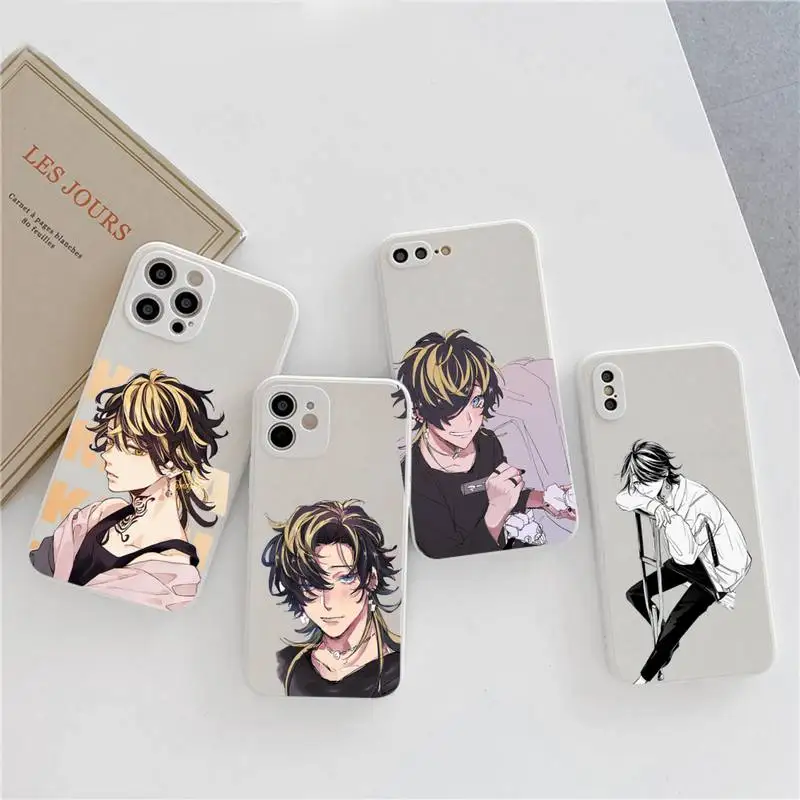 

Tokyo Revengers Manjiro Sano Phone Case Candy Color for iPhone 6 7 8 11 12 s mini pro X XS XR MAX Plus