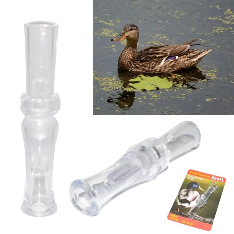 

Outdoor Hunting Whistle PVC Duck Pheasant Mallard Wild Bird Goose Caller Voice Hunting Decoys Hunter Hunting Camping Accessory