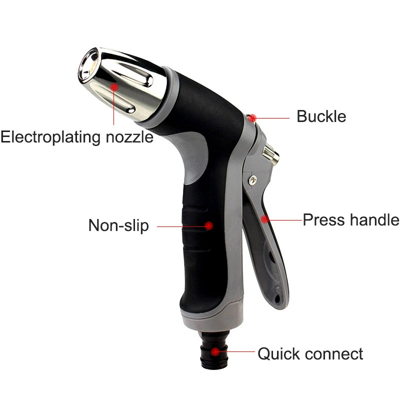 Высококачественные регулируемые латунные сопла мощный садовый водяной пистолет