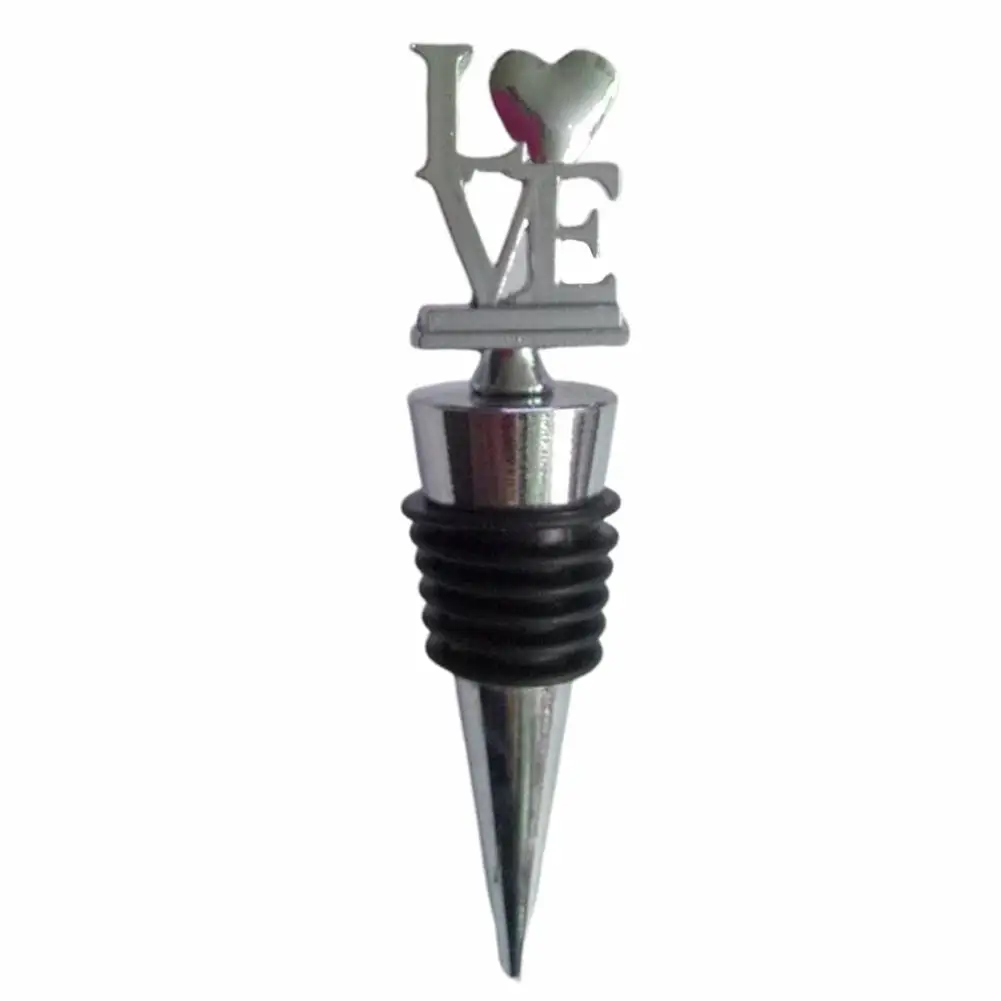 Многоразовая надпись LOVE цинковый сплав искусственная пробка для бутылки вина