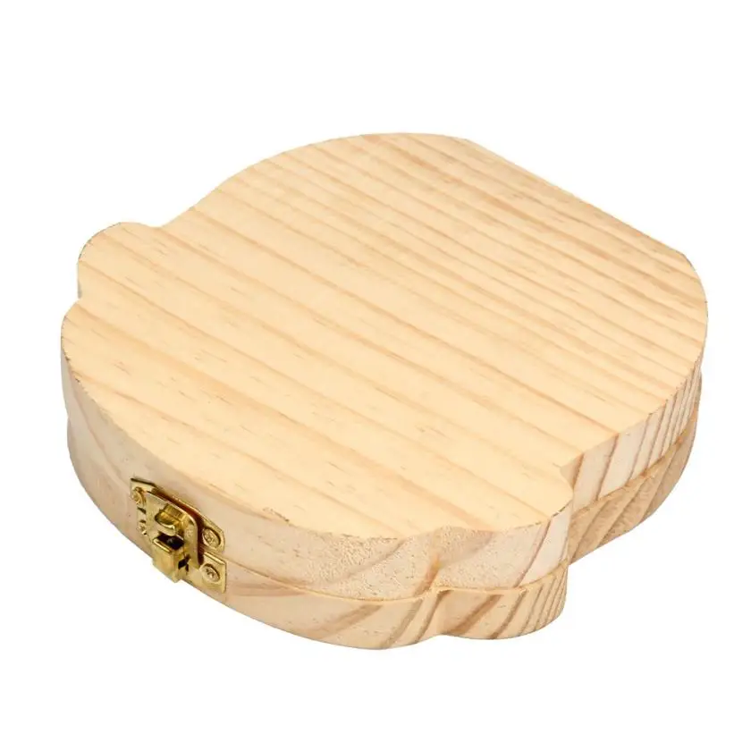 Английская/испанская деревянная коробка органайзер для хранения зубов