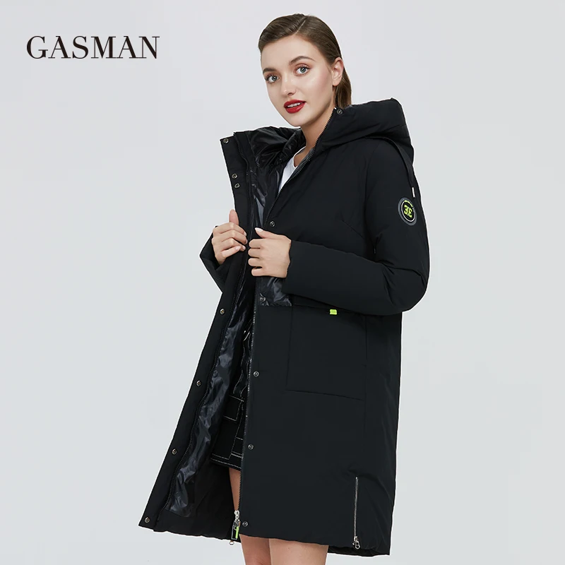GASMAN 2021 модное Брендовое Новое Женское пальто женская зимняя куртка пуховая парка - Фото №1