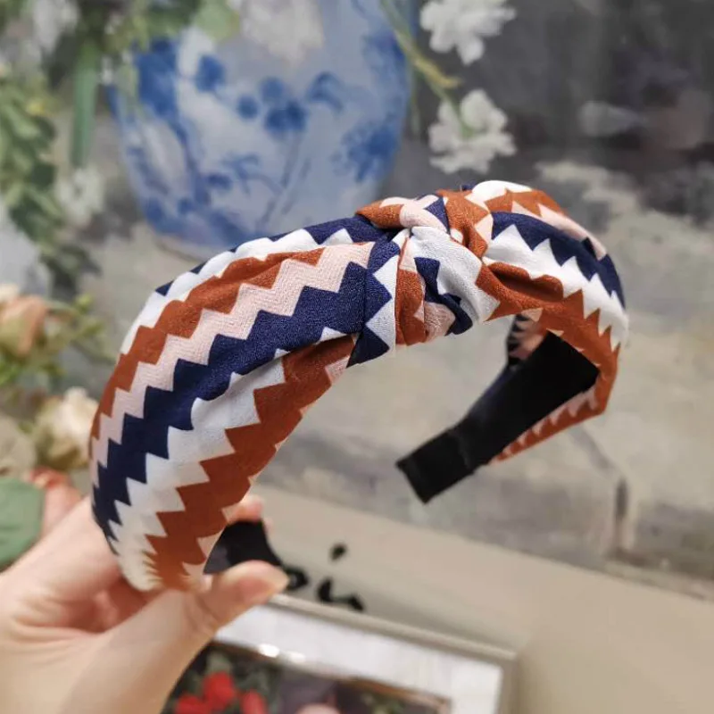 

New Fashion Womens Hairband Knotted Cross Turban Hair Bands Leopard Printing Headband Women Bowknot Hair Hoop Hair Accessories