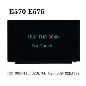 e570 e575 laptop lcd screen 15 6 fhd 30pin no touch b156han06 1 n156hce eaa nv156fhm n42 00ny443 02dl766 02dl689 02da377 free global shipping