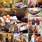 Алмазная 5D картина сделай сам, Набор для вышивки крестиком из старых пар, полноразмерная Алмазная вышивка, мультяшная мозаика, картина стразы, Декор