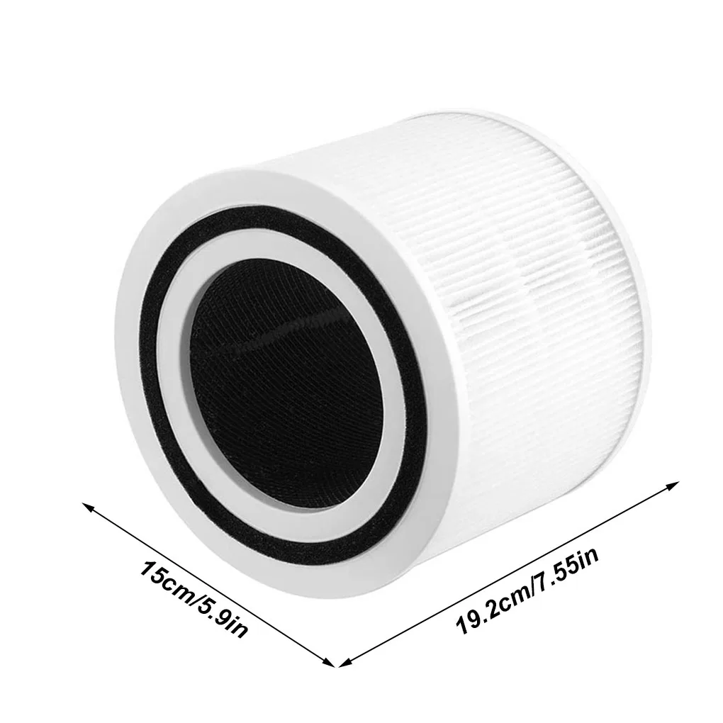 Reemplazo de filtro purificador de aire HEPA True para LEVOIT Core 300/300-RF, sistema de limpieza de olores de pelo de mascotas, accesorios de herramientas-5