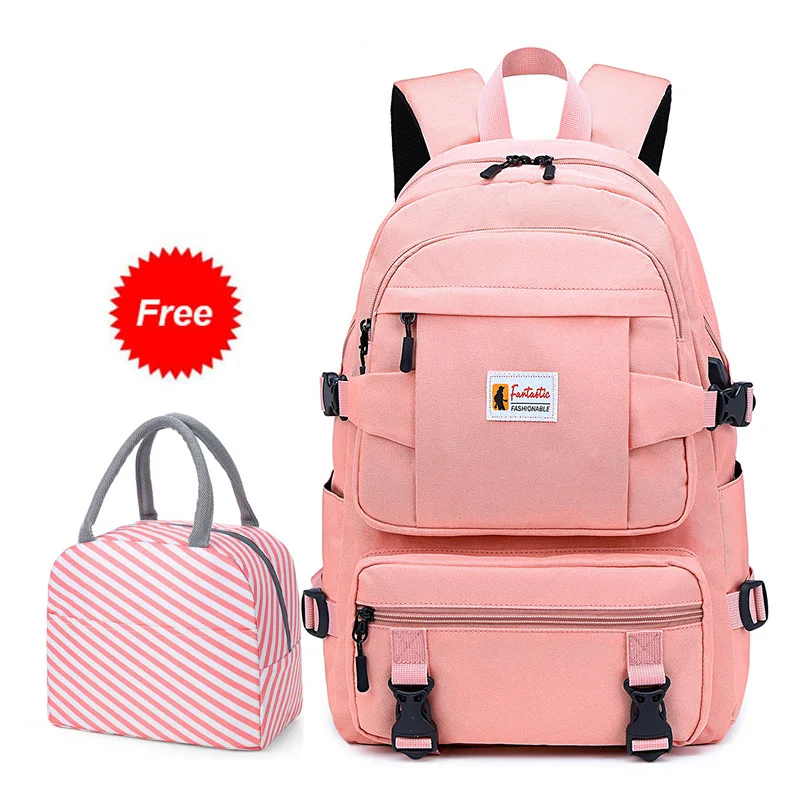 

2022 new backpack bags for women children school bags for girls waterproof oxford large school backpack for teenagers schoolbag