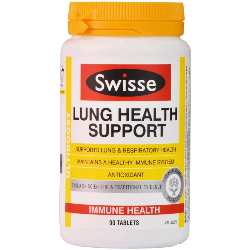 

Swisse Herbs Vitamins Supplements Lung Respiratory Health Immune system Expectorant Soothing Cough Antioxidant against Pollution