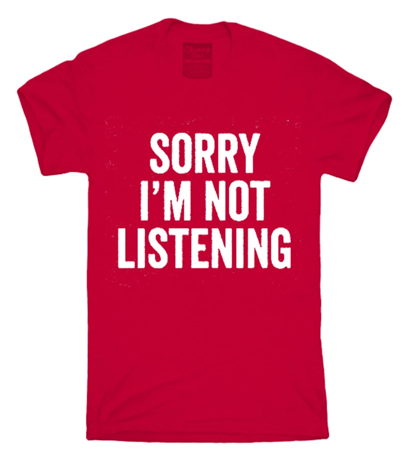 Женские футболки с надписью извините я не слушаю|Футболки| |