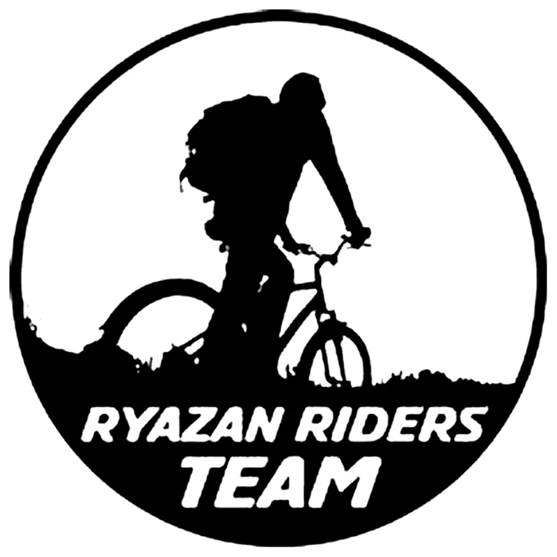 CK3255#15*15см наклейки на авто RYAZAN RIDERS TEAM водонепроницаемые машину наклейка для