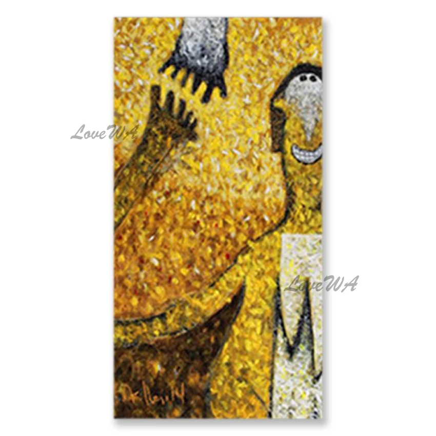 

New Texture Acrylic Art Hand-painted Abstract Figure Face Oil Painting Canvas Wall Art Hot Selling Paintings Picture Artwork