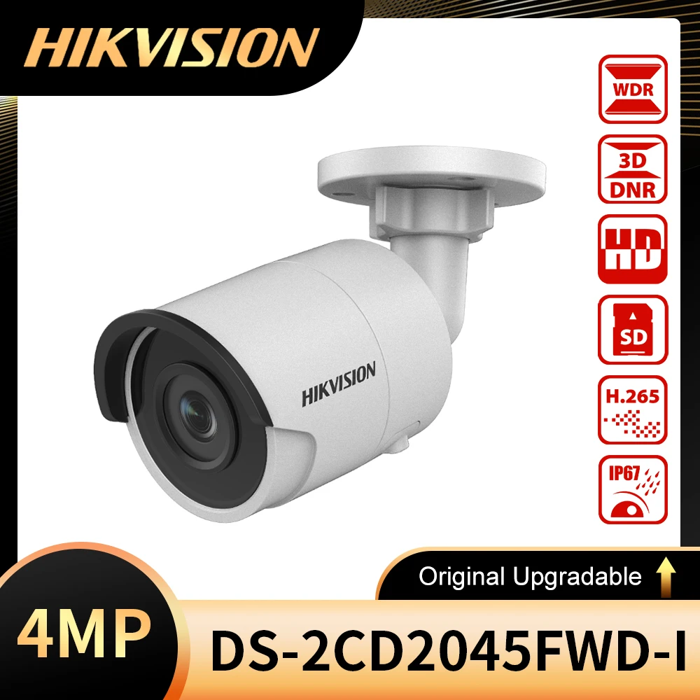 

Original Hikvision DS-2CD2045FWD-I 4MP Powered-by-DarkFighter Fixed Mini Bullet Network Camera