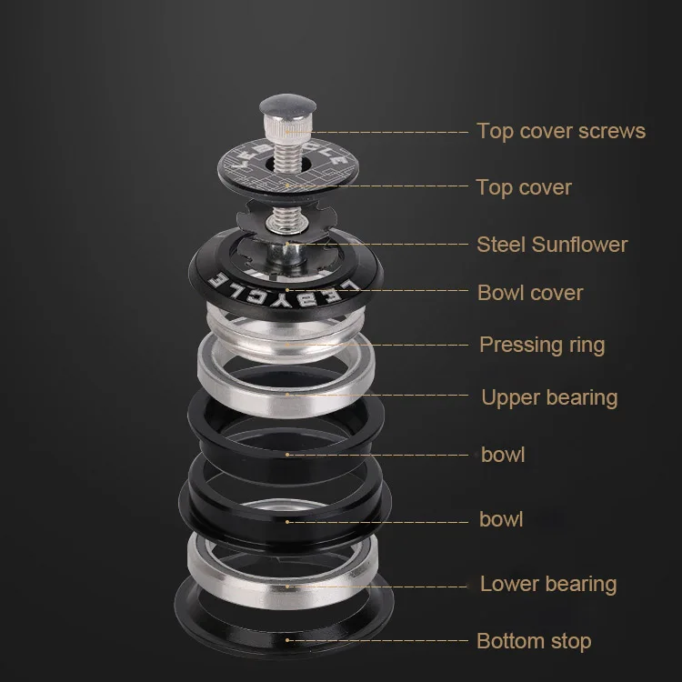 Велосипедная гарнитура подшипник 44-56 мм прямая трубка вилки 28 6 конусная | Спорт и