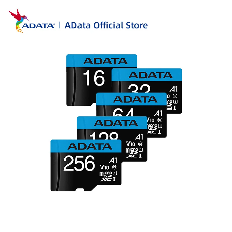 

ADATA A1 Memory Card 256GB 200GB 128GB 64GB 32GB 16GB Micro sd card Class10 100MB/S UHS-1 flash card Memory Microsd TF/SD Card