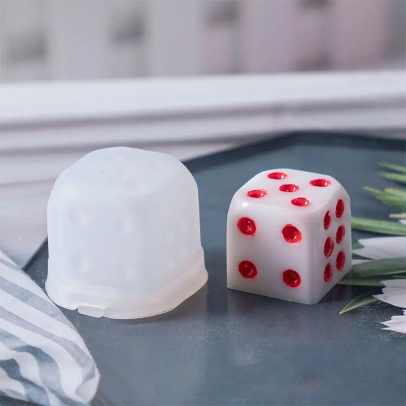 

Cone Round Jewelry Making Tools Dice Mold Dice Digital Game Silicone Mould 72XE