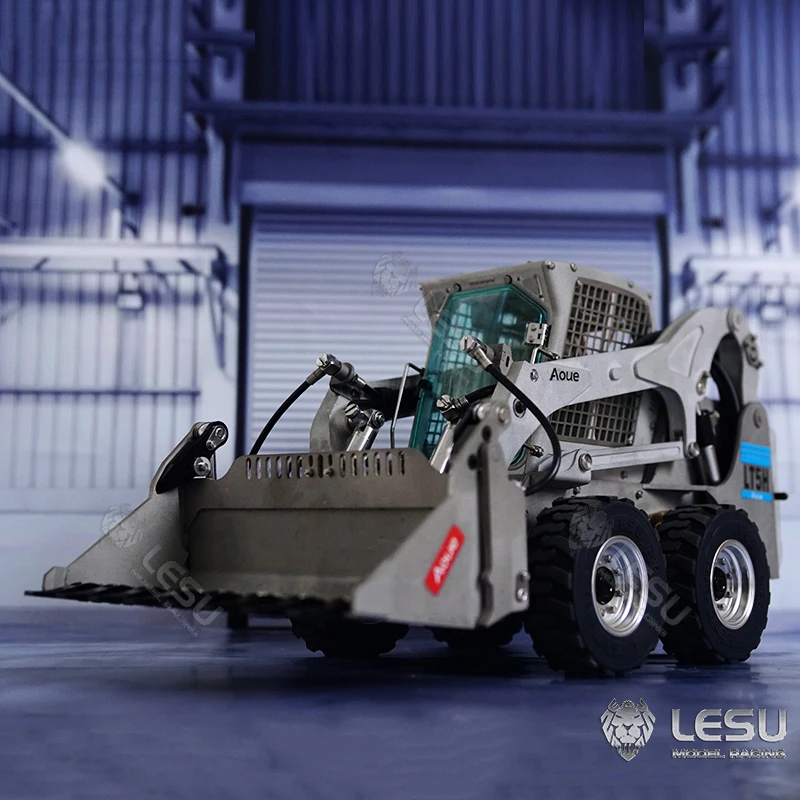 Bestellen LESU 1/14 Metall Aoue-LT5H Rädern Skid-Steer Loader RC Hydraulische DIY Modell Sound Presell TH17188-SMT3