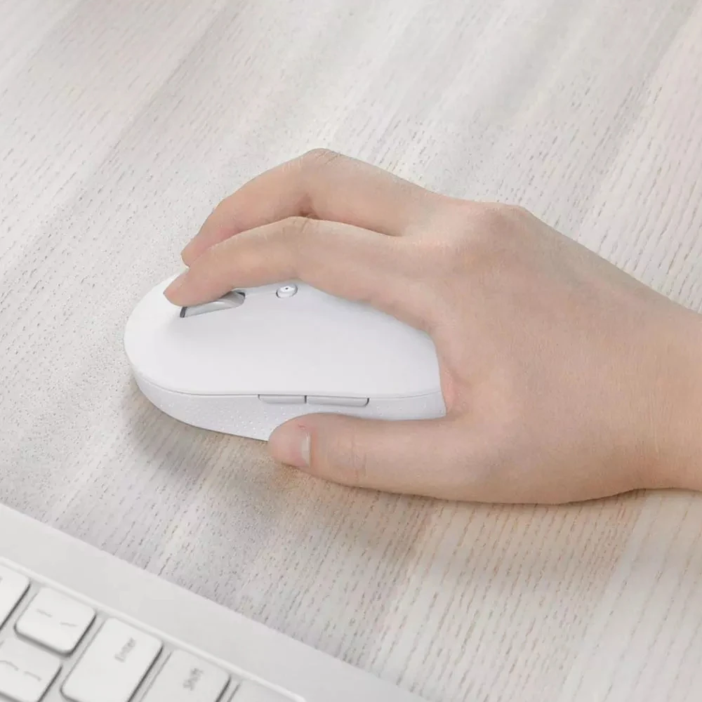 Мышь беспроводная Xiaomi Mi Bluetooth Двухрежимная бесшумная эргономичная USB боковые