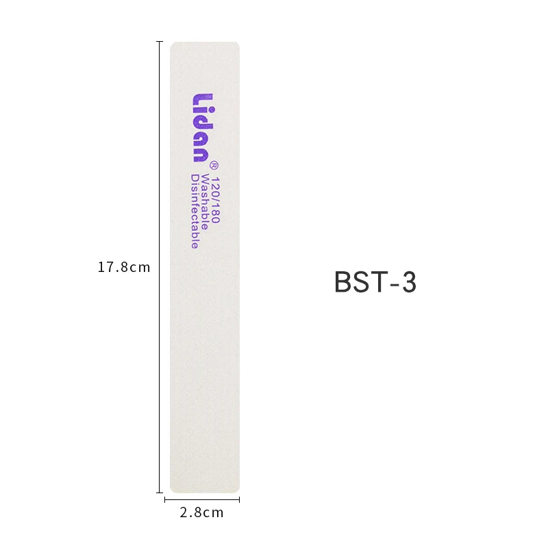 1 шт. белая двусторонняя придание ногтям формы Алмаз пилочка для ногтей 100/180