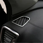 Наклейка на вентиляционное отверстие, из нержавеющей стали, 2 шт., с блестками, для кондиционера наклейка на розетку, для Kia Sportage KX5 QL 2016 2017