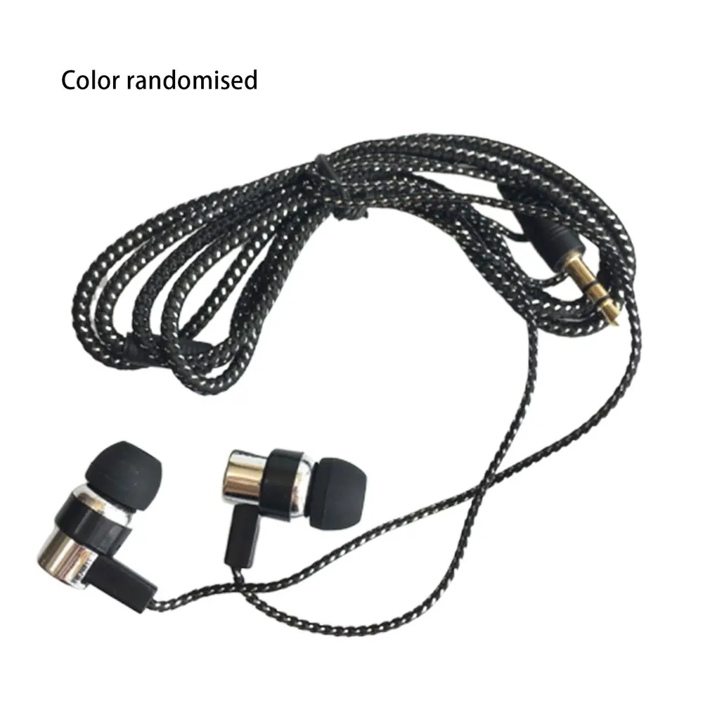 

Braided Wired Earphones Subwoofer In-ear Earphones Noise Isolating Headset for Phones MP3 MP4 PC Game ONLENY 3.5mm Dynamic