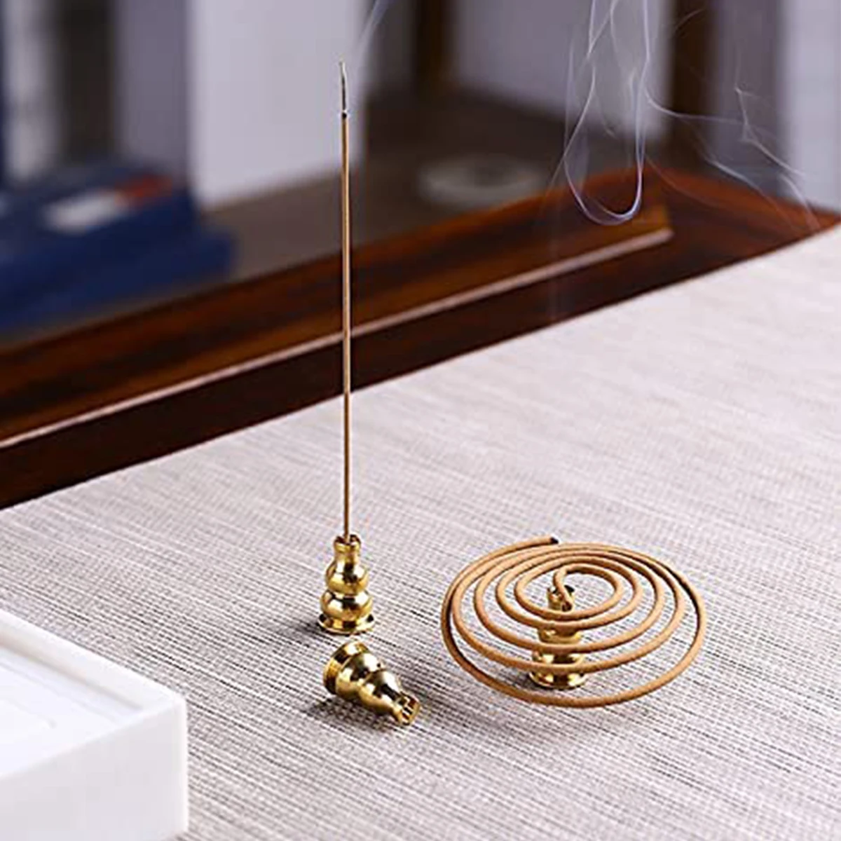 Ловец ясеня Джосс-палочка подставка для благовоний медь кадильница