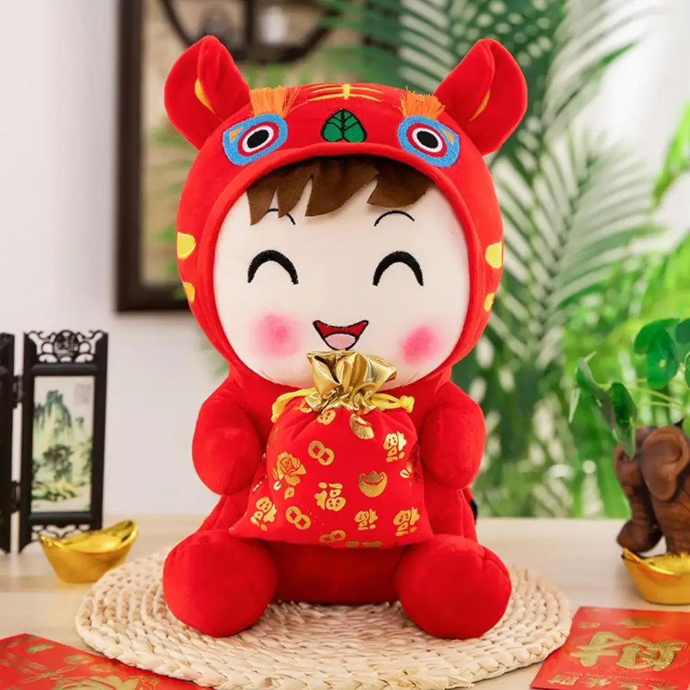 

Plush Toys Festive Lovely Cozy New Year Mascot Doll Baby Plush Doll Plush Toys Festive Lovely Cozy New Year Mascot Doll
