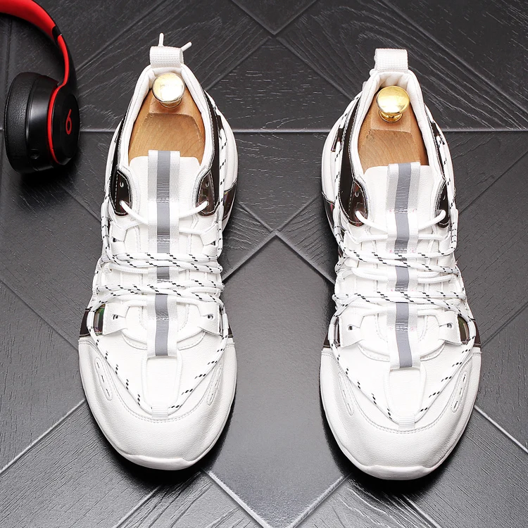Jual Sneakers Desainer Antik Baru Musim Semi 2020 Untuk Pria Sepatu Flat Kasual Nyaman Sepatu Mokasin Pernikahan Sol Tebal Pria