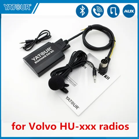 Автомобильный Bluetooth AUX громкой связи Yatour для Volvo C70 S40 S60 S80 V70 HU-605 HU-xxx радио MP3-плеер Музыкальный адаптер YTBTK