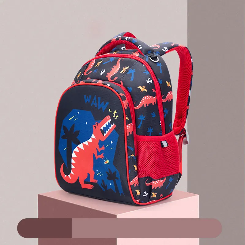Dinosaur Flamingo rabbit Printed School Backpack For Boys Children book bags Grade 1-3 Orthopedic schoolbags mochila infantil